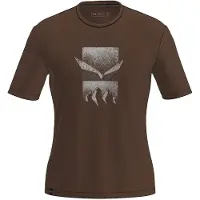 Salewa Eagle 3Cime T-Shirt Maglia funzionale Uomo (46, marrone)