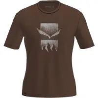 Salewa Eagle 3Cime T-Shirt Maglia funzionale Uomo (52, marrone)