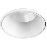 LEDS-C4 , illuminazione ad alta qualità visiva, 1 lampadina, tecnologia LED, 4000 K, 337 lm, grado di protezione IP54, vetro trasparente, finitura bianca