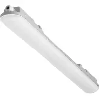 LEDS-C4 Forlight - Plafona a LED Pop, 1160 mm, 35,4 W, 4000 K, 4879 lm, IP65, 120°, CRI > 80, grigio, per esterni, a risparmio energetico, facile da installare, design moderno