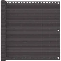 Syfax Schermo da balcone Rettangolare 75 x 1000 cm HDPE e alluminio