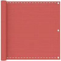 Syfax Schermo da balcone Terracotta 75 x 1200 cm HDPE e alluminio