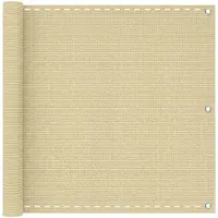Syfax Schermo da balcone Rettangolare 90 x 1200 cm HDPE e alluminio