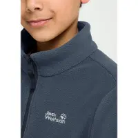 Jack Wolfskin Kid's Taunus 200 Fullzip Giacca in pile Bambini (116, blu)
