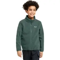 Jack Wolfskin Kid's Taunus 200 Fullzip Giacca in pile Bambini (164, olivia)