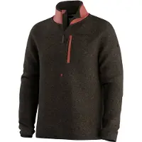 Smartwool Second Cut Fleece 1/2 Zip Pullover in pile Uomo (S, nero)