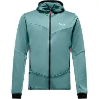 Salewa Sella Crevasse Hooded Jacket Giacca in pile Uomo (48, turchese)