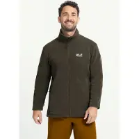 Jack Wolfskin Taunus 200 Fullzip Giacca in pile Uomo (XL, marrone)