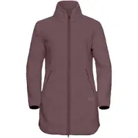 Jack Wolfskin Women's High Curl Coat Giacca in pile Donna (XS, lilla)