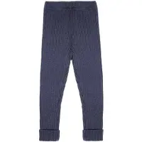 Maximo Kid's Rippstrick Leggings Leggings Bambini (110/116, blu)
