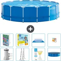 Intex Piscina autoportante rettangolare - 457x122 cm - 7 pezzi - Modello S529