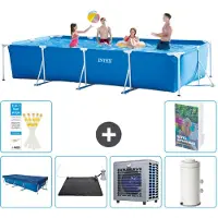 Intex Piscina fuori terra rettangolare - 450x220x84 cm - composta da 5 elementi, modello S2
