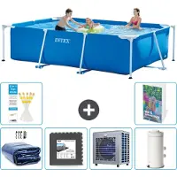 Intex Piscina fuori terra rettangolare - 300x200x75 cm - composta da 5 elementi, modello S16