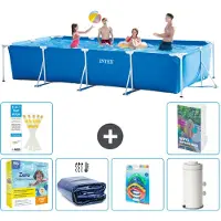 Intex Piscina fuori terra rettangolare - 450x220x84 cm - Struttura in 5 parti, modello S7