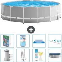 Intex Struttura per piscina a forma di prisma - 457x122 cm - composta da 7 elementi - modello S542