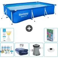 Bestway Steel Pro, piscina rettangolare - 300x201x66 cm - 5 pezzi, modello S160