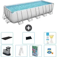 Bestway Power Steel, piscina rettangolare - 640x274x132 cm - 6 pezzi, modello S559
