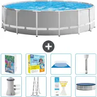 Intex Struttura per piscina a forma di prisma - 457x122 cm - composta da 7 elementi - modello S532
