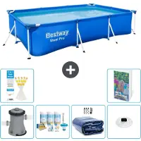 Bestway Steel Pro, piscina rettangolare - 300x201x66 cm - composta da 5 parti, modello S228
