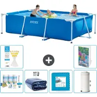 Intex Piscina fuori terra rettangolare - 300x200x75 cm - composta da 5 elementi, modello S14
