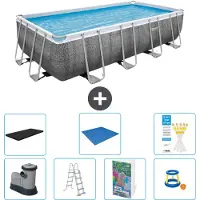 Bestway Power Steel, piscina rettangolare - 549x274x122 cm - 6 pezzi, modello S568