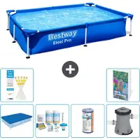 Bestway Steel Pro, rettangolare - 221x150x43 cm - composto da 5 parti, modello S34