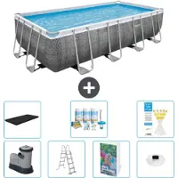 Bestway Power Steel, piscina rettangolare - 549x274x122 cm - 6 pezzi, modello S576