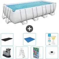 Bestway Power Steel, piscina rettangolare - 549x274x122 cm - 6 pezzi, modello S596