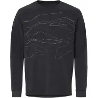 Vaude Moab L/S Pro Shirt Maglietta da ciclismo Uomo (S, nero/grigio)