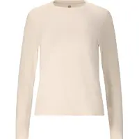 Athlecia Women's Miwa V2 L/S Tee Maglia funzionale Donna (44, beige/bianco)