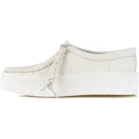 Clarks Scarpa Lifestyle Donna W Wallabee Cup White/nubuck