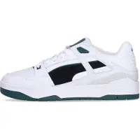 Puma Scarpa Bassa Uomo Slipstream Suede Fs White/black/varsity Green