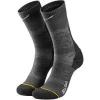 Salewa Ortles AM Crew Sock Calze da trekking Uomo (42-44, grigio/nero)