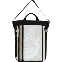 The North Face - Borsa a tracolla da 19,7 L - Base Camp Tote Pack Cumulus Cloud TNF Black in Nylon - Beige