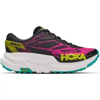 Hoka One One Women's Mafate X Scarpe per trail running Donna (36 2/3, nero/ neon dragonfruit)