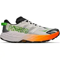 Hoka One One - Scarpe trail - Speedgoat 7 M Frost/Neon Tangerine per Uomo - Taglia 40 2/3 - Grigio