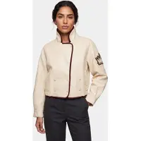 Amaya Amsterdam Crown Jacket Off White Taglia: XL | Giacche di pelle Outlet | Donna | Bianco