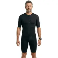 Santini Madss Aerosuit Tuta ciclismo intera Uomo (3XL, nero)
