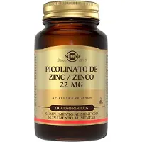 Solgar Compresse Picolinato Zinc 100 Unità