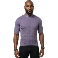 Rapha Brevet Element Jersey Maglietta da ciclismo Uomo (S, lilla)