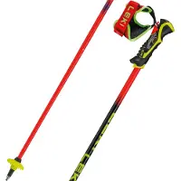 LEKI - Bastoncini da sci alpino - Venom SL TR Red in Alluminio - Taglia 120 cm - rosso