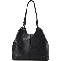 Mandarina Duck Mellow Borsa a spalla Vera Pelle 36 cm nero