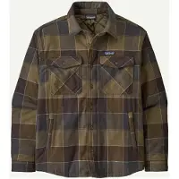 Patagonia Lightweight Insulated Fjord Flannel Shirt Giacca tempo libero Uomo (S, marrone)