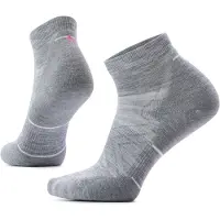 Smartwool Women's Run Targeted Cushion Ankle Calze da running Donna (42-45, grigio)