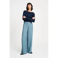 Pom Amsterdam Pants - Bouclé Dawn Blue Taglia: 36 | Pantaloni da completo Outlet | Donna | Blu