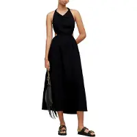 AllSaints Ludo Dress Black Taglia: 16 | Abiti Midi Outlet | Donna | Nero