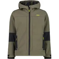 CMP Boy's Jacket Fix Hood Softshell Giacca softshell Bambini (116, olivia)