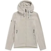 Bergans Women's Hareid Fleece Hood Jacket Giacca in pile Donna (XS, grigio)