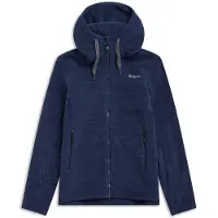 Bergans Women's Hareid Fleece Hood Jacket Giacca in pile Donna (S, blu)