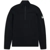 Bergans Inner:Dual Merino Half Zip Maglia funzionale Uomo (XXL, nero)